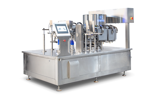 High Speed Bag-Feeding Vacuum Packaging Machine for Industrial Applications